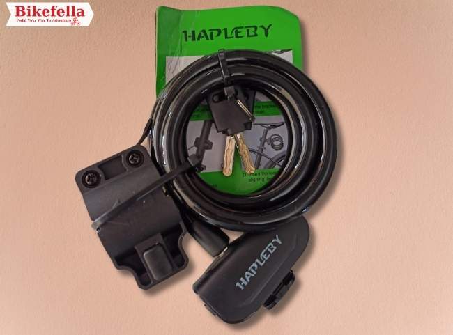Close-up view of Hapleby Bike Lock