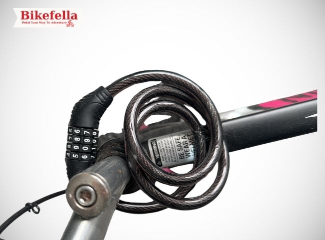 Detailed view of Jokmae combination locking system