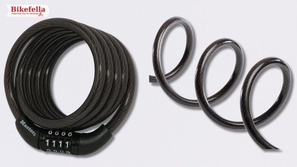 Master Lock 8143D Combination Black Cable