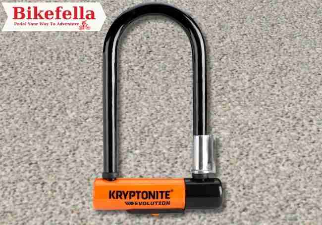 U-lock with labeled size and build