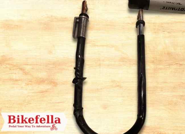 Bike lock accessories neatly displayed