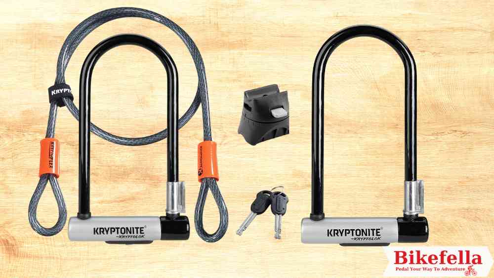 Kryptonite Standard Bike U-Lock With Cable