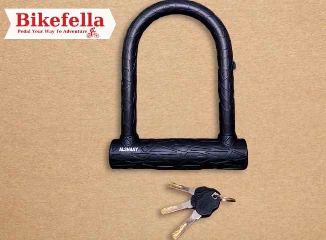  U-lock with keys and mount accessories