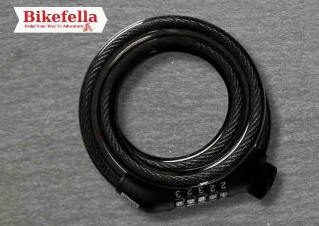 Coiled lock for easy transport