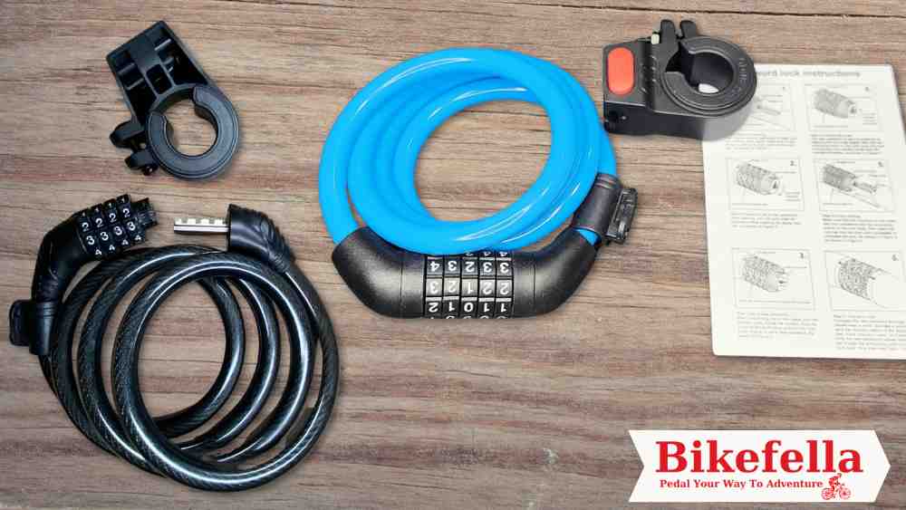 FXINRUIA Bike Combination Cable Lock
