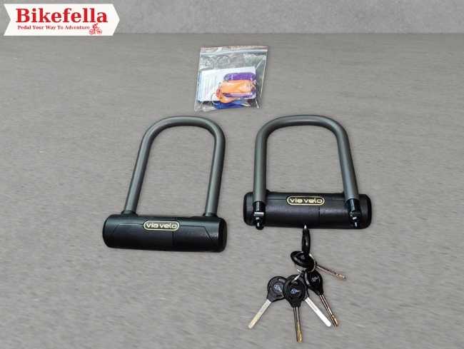 Two Via Velo U Locks