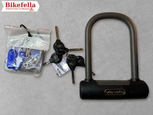 Via Velo U Lock with keys