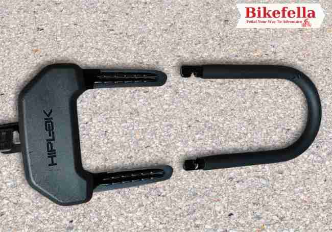 Hiplok DXXL U-lock close-up
