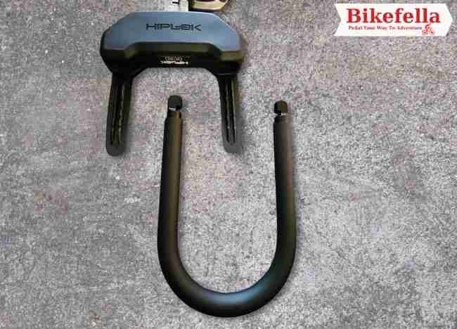 Hiplok Sold Secure Gold U-Lock open